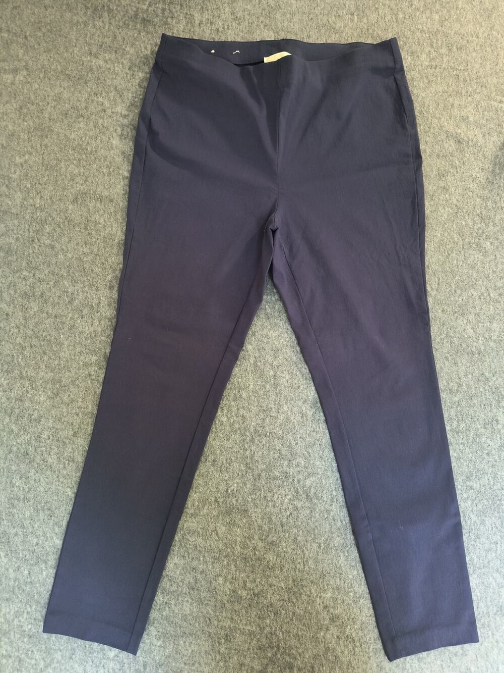 Michael Kors Navy Blue Stretch Pants - Pencil pants - Size L